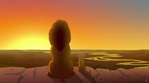 El rey león. Leo y la admiración hacia el padre.