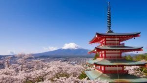 Monte Fuyioshida en Japón