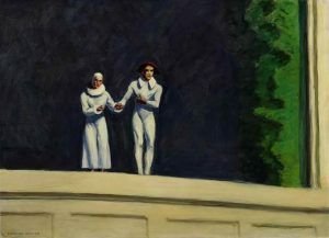 El Sol que se une a Saturno y a Plutón y una pintura de Hopper