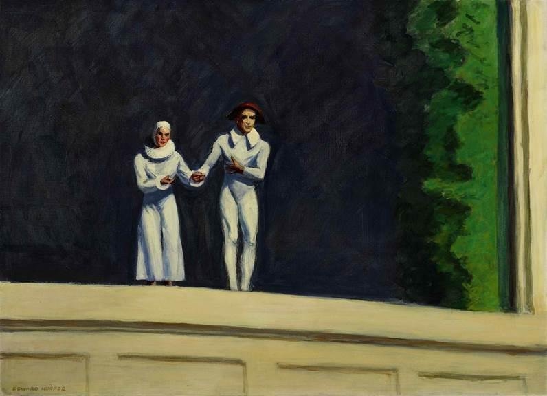 El Sol que se une a Saturno y a Plutón y una pintura de Hopper