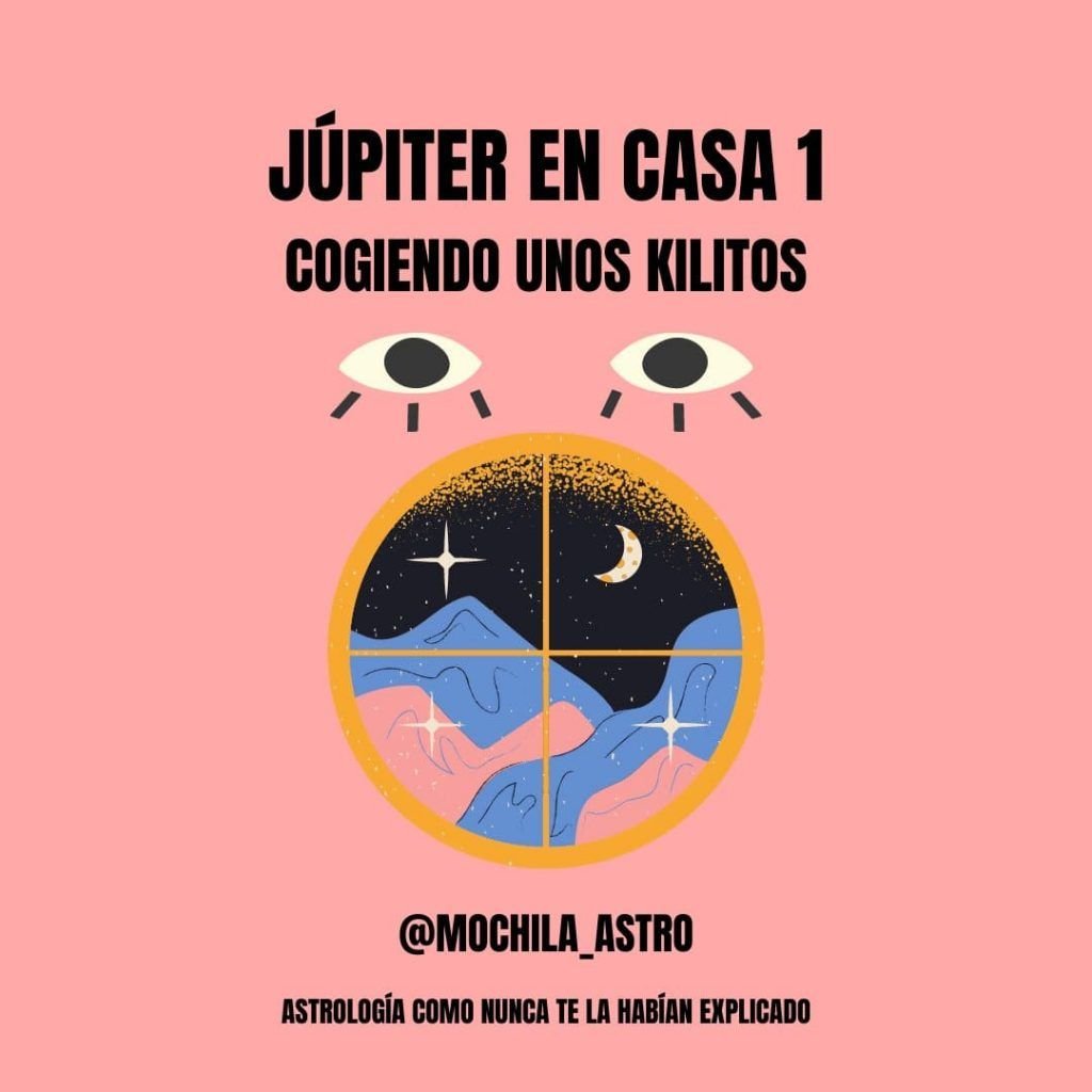 Júpiter en Piscis por Casa I. Mochila Astrológica.