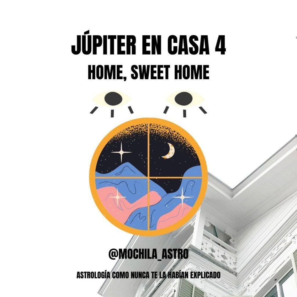 Júpiter por Piscis y casa IV. Mochila Astrológica.