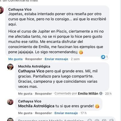 Bondades y opiniones del taller de Júpiter en Piscis