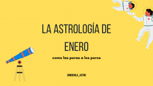 Enero, enero. Astrología, Venus retro, masterclass.
