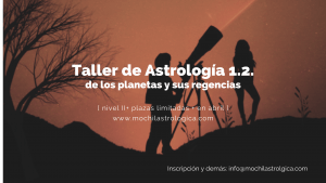 Curso de Astrología en Abril.