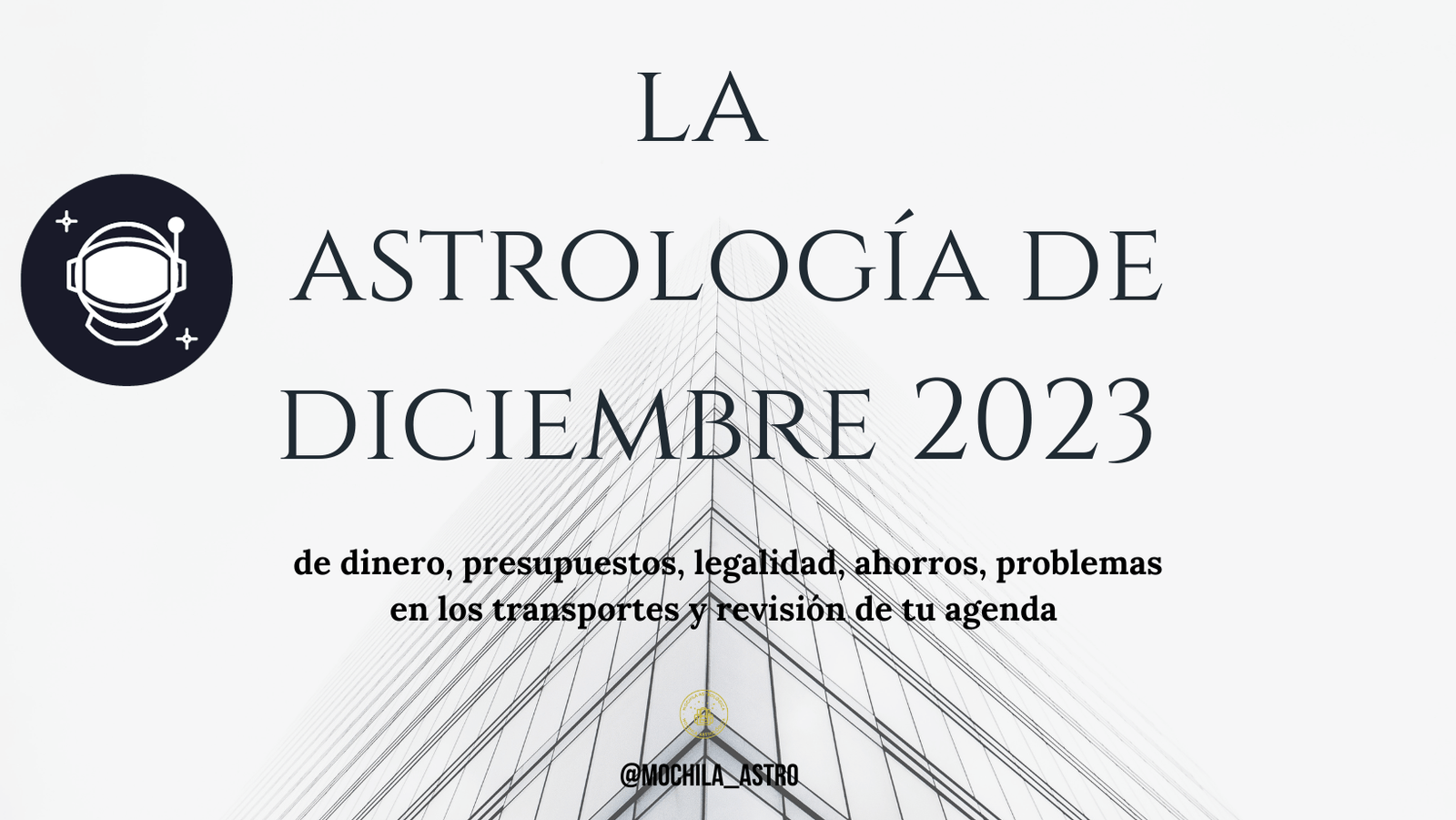 La Astrología de diciembre 2023